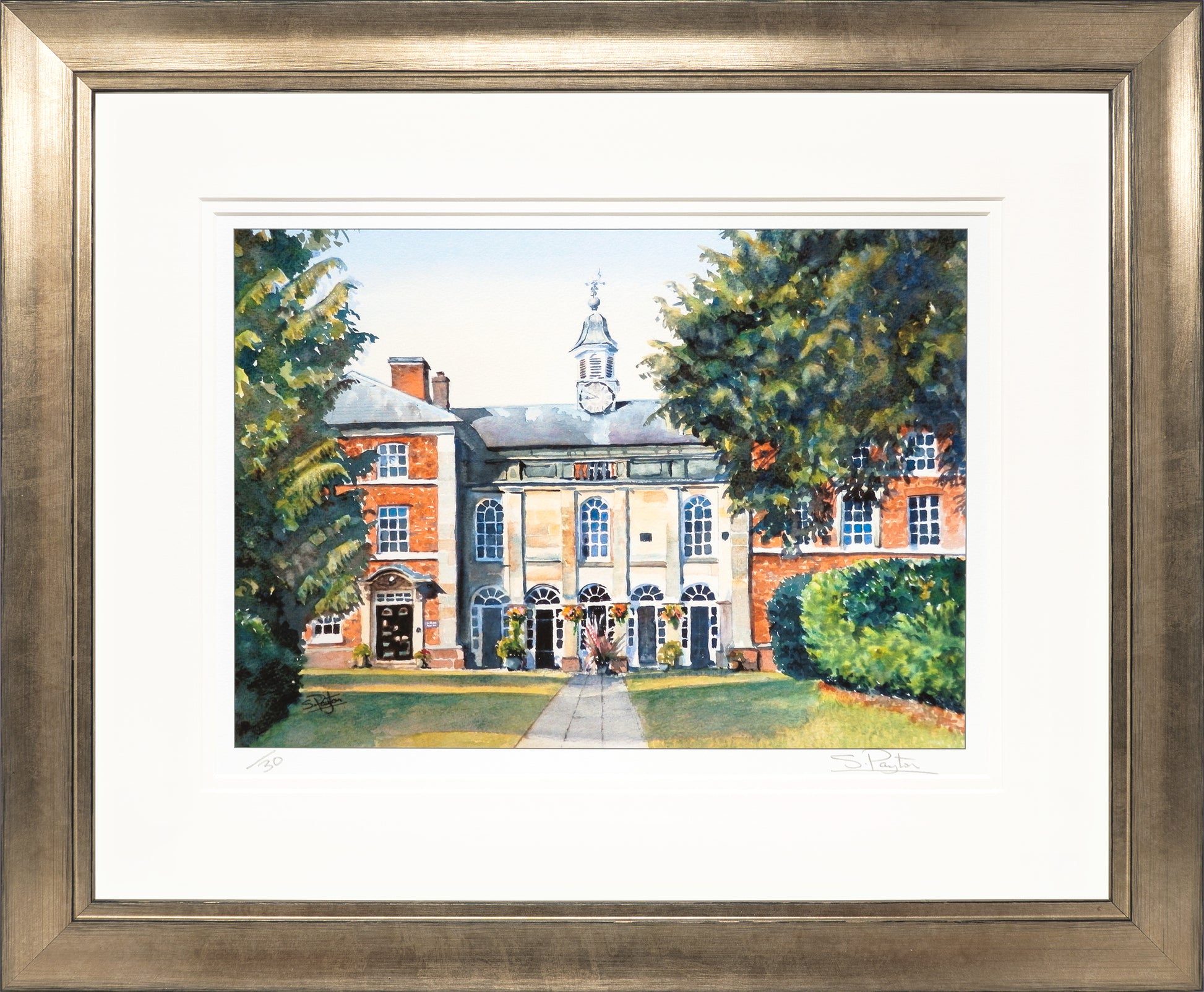 Adams Limited Edition Print by Sue Payton Framed Bronze