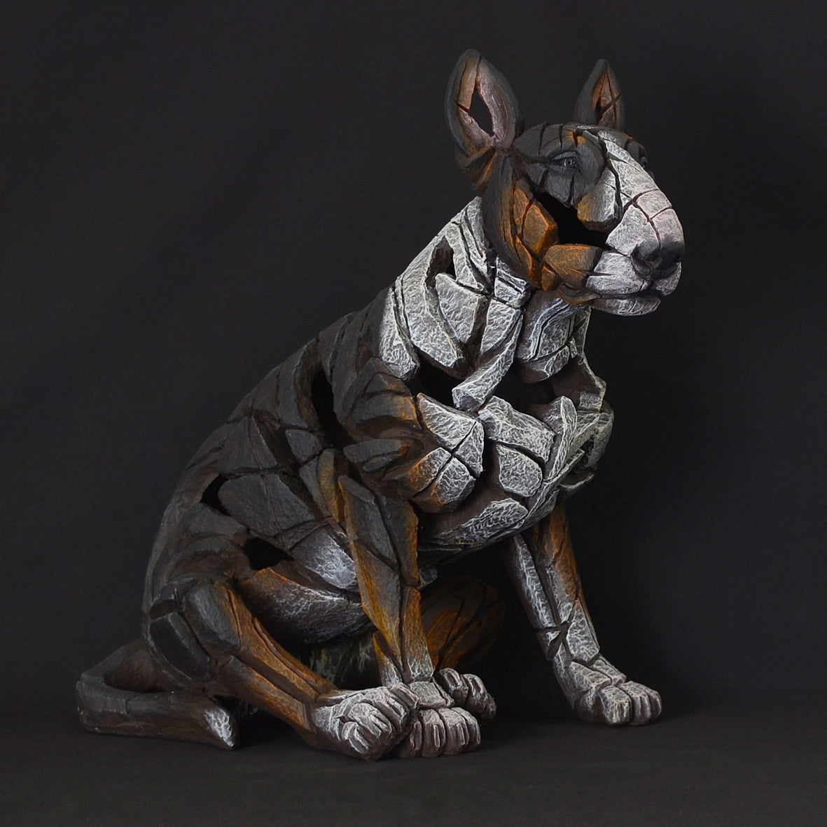 Bull Terrier - Tri-Colour by Edge Sculpture