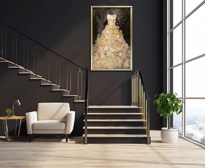 Butterfly Dress framed print by Marta Wiley