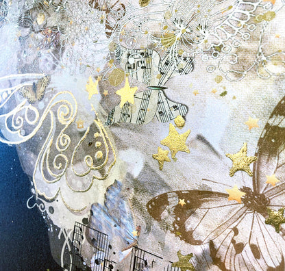 Butterfly Dress framed print by Marta Wiley