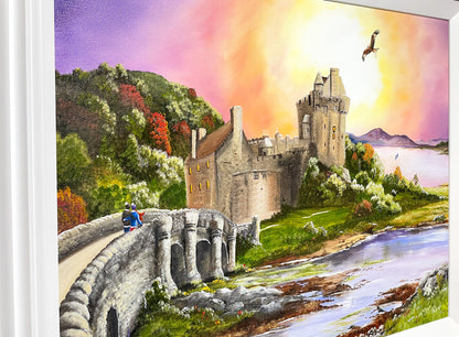 Castle View original painting by Caroline Deighton