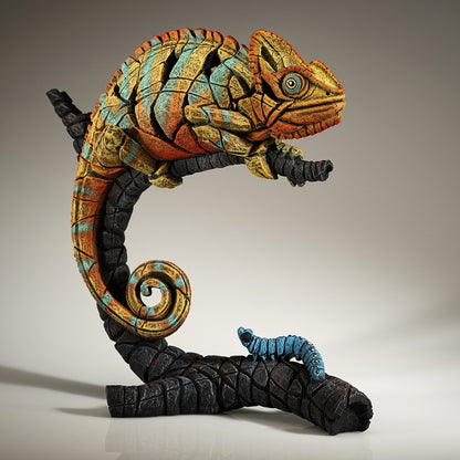 Chameleon - Orange by Matt Buckley at Edge Sculpture