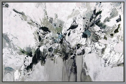 Colour Burst Silver Embellishment framed print by Jennifer Gardner