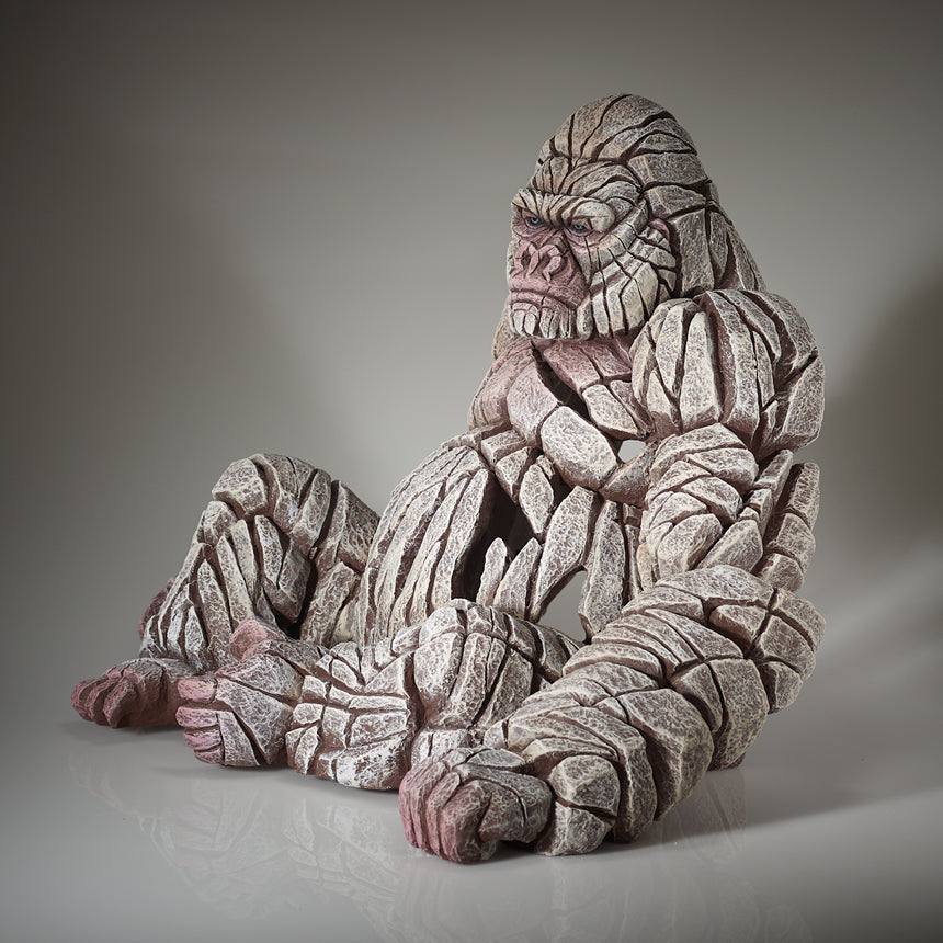 Gorilla - White from Edge Sculpture by Matt Buckley