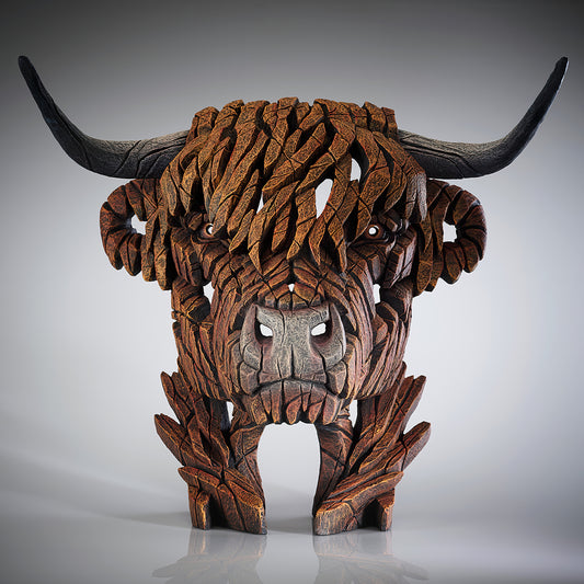 Highland Cow Bust from Edge Sculpture by Matt Buckley