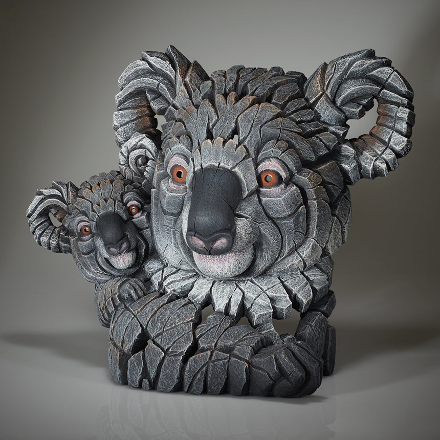 Koala and Joey Bust from Edge Sculpture by Matt Buckley