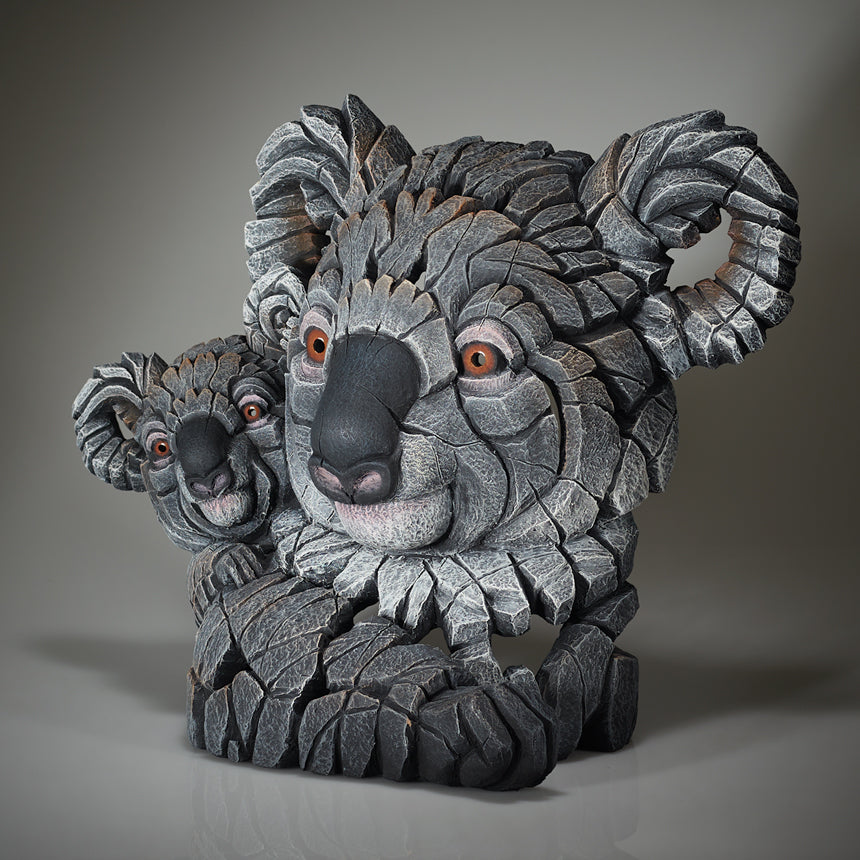 Koala and Joey Bust from Edge Sculpture by Matt Buckley