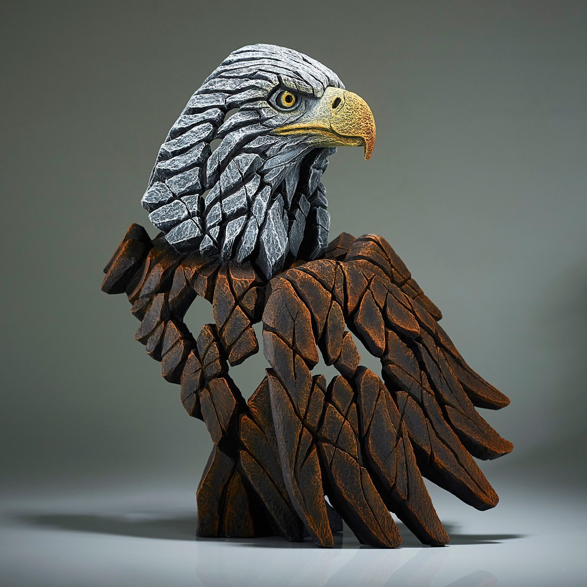 Bald Eagle Bust from Edge Sculpture by Matt Buckley