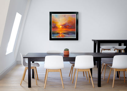 Evening Sparkle framed print by Bruniany