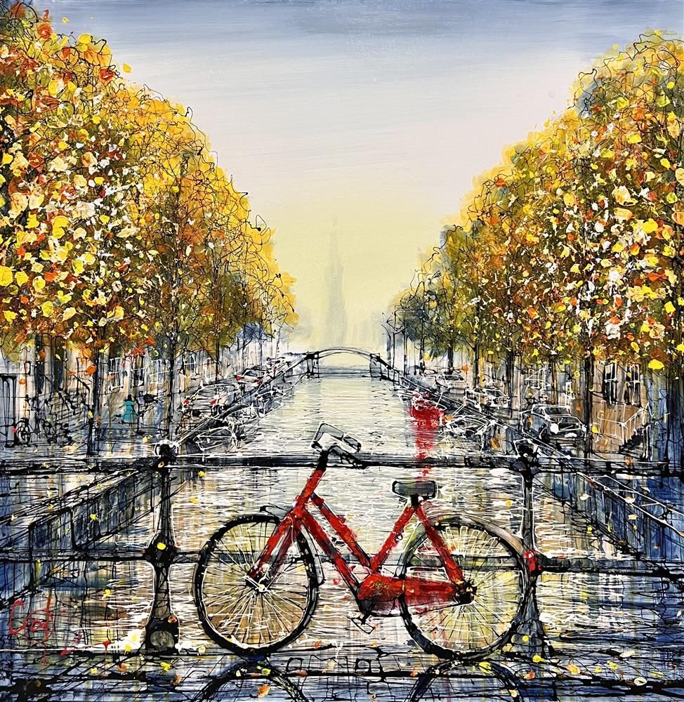 Exploring Amsterdam framed limited edition by Nigel Cooke