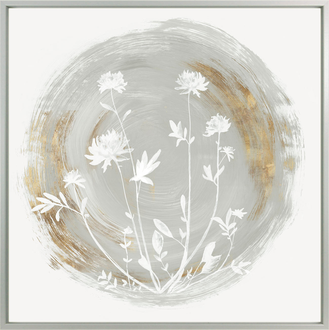 Flower Sphere framed print by Eva Watts