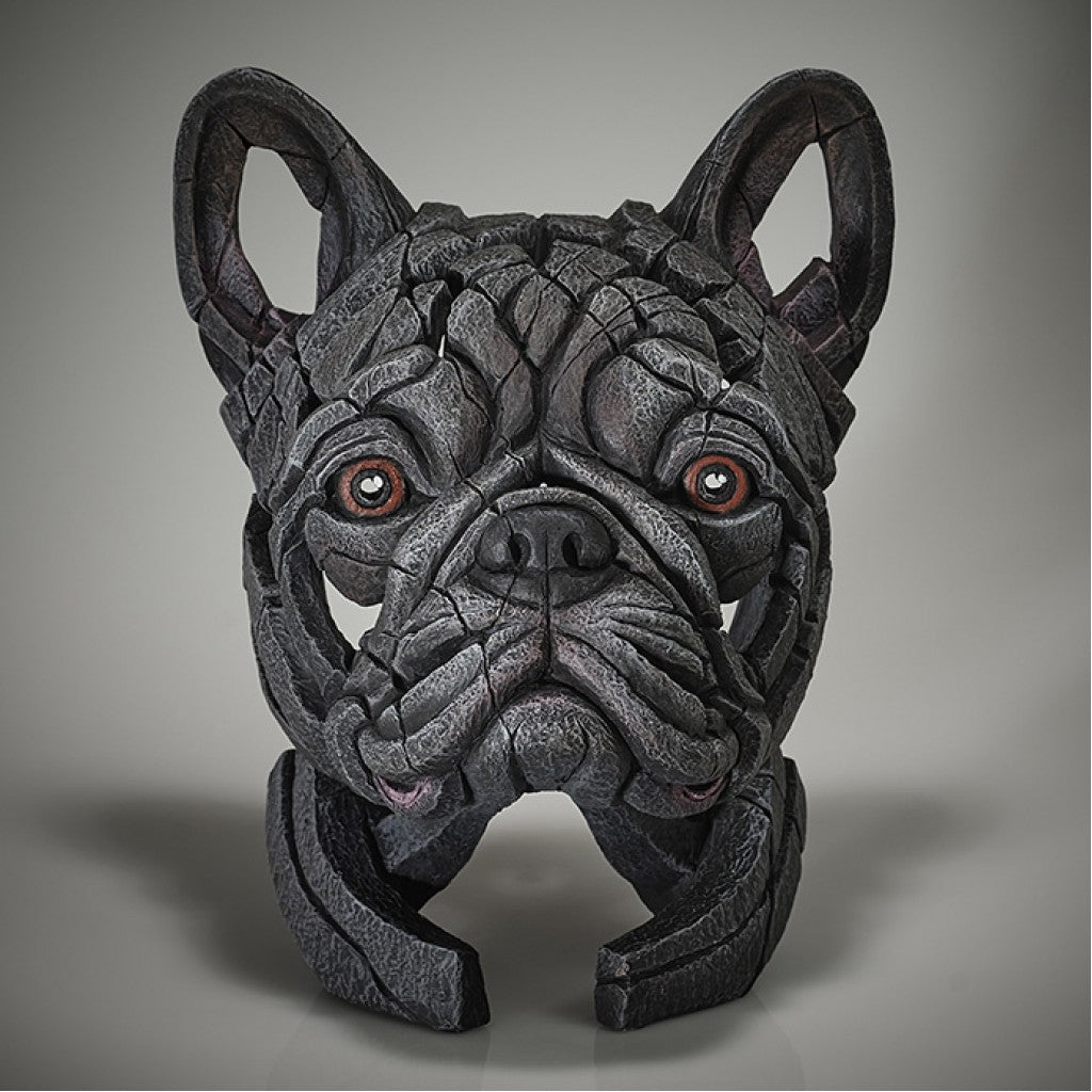 French Bulldog Bust - Blue from Edge Sculpture by Matt Buckley