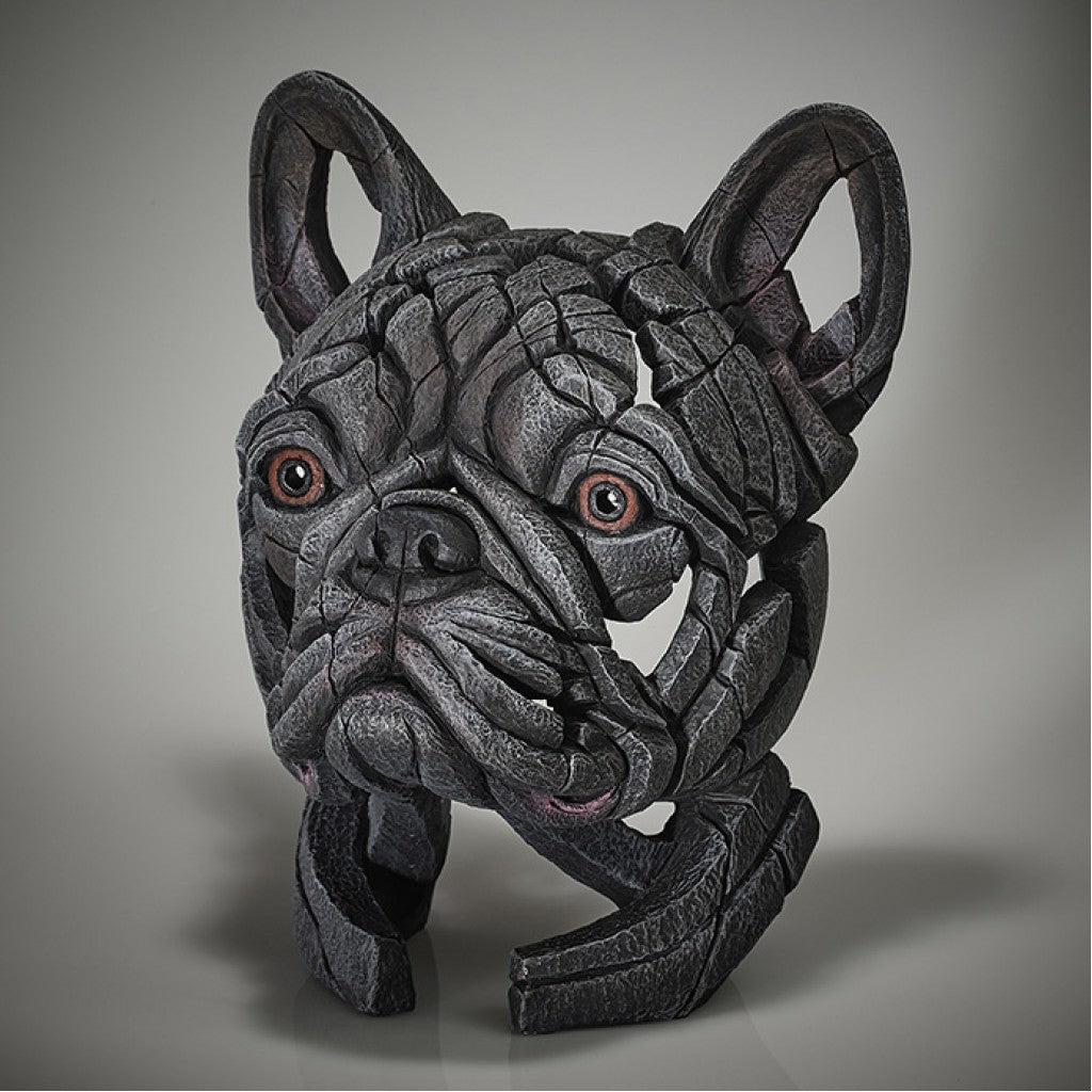 French Bulldog Bust - Blue from Edge Sculpture by Matt Buckley