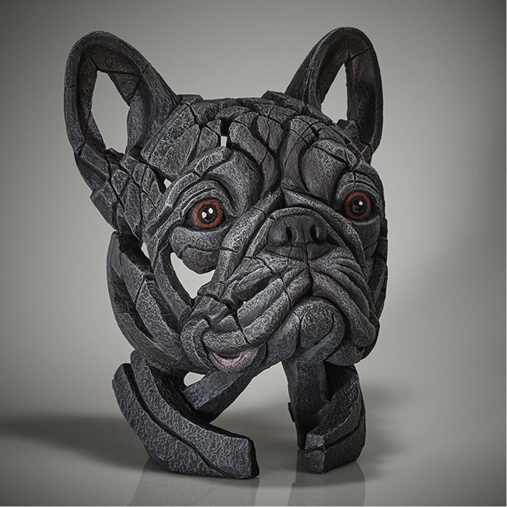 French Bulldog Bust - Blue from Edge Sculpture by Matt Buckley