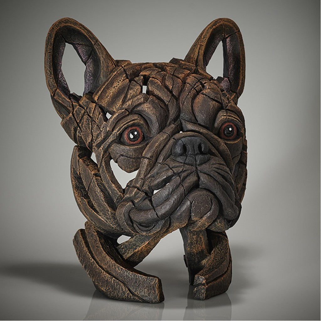 French Bulldog Bust - Brindle from Edge Sculpture by Matt Buckley