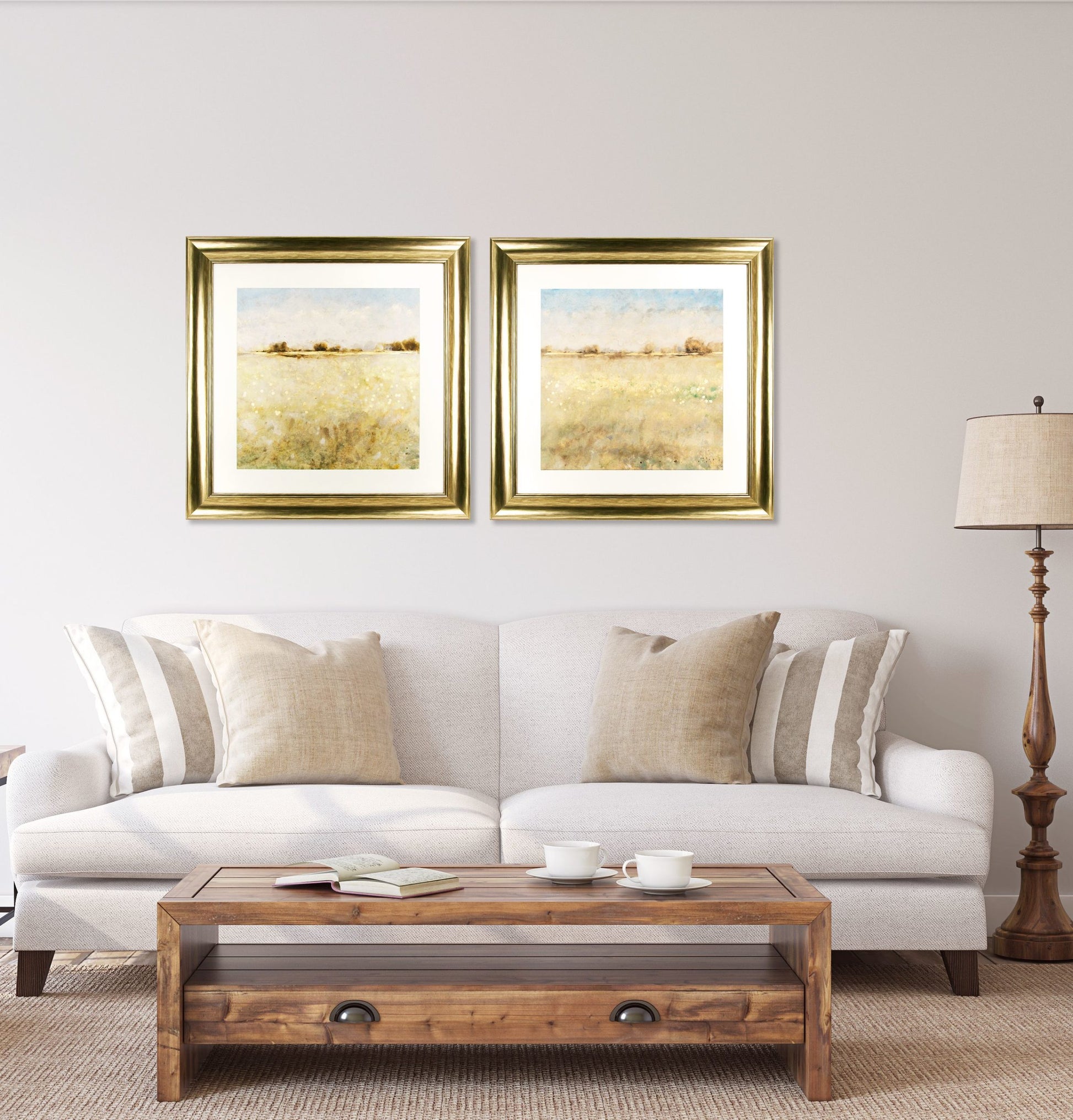Golden Meadow I framed print by Tim O'Toole