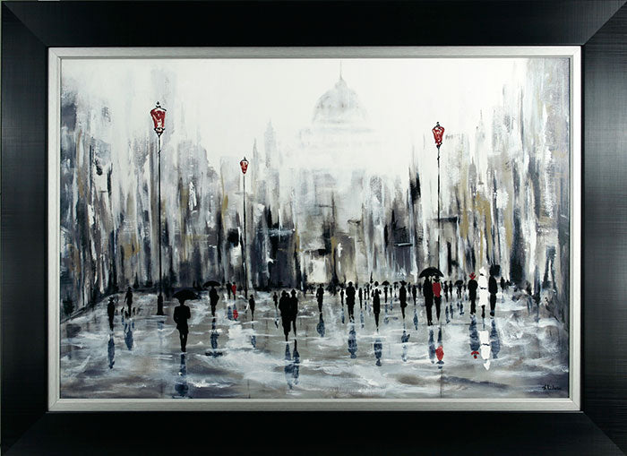 Grande Ville framed print by Aziz Kadmiri