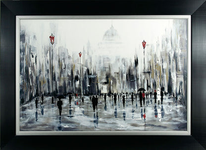 Grande Ville framed print by Aziz Kadmiri