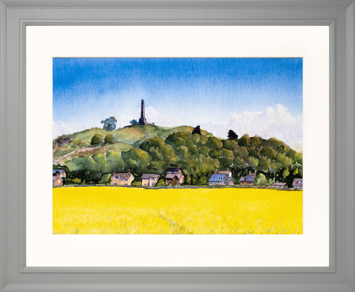 Lilleshall Hill Summer print by Sue Payton