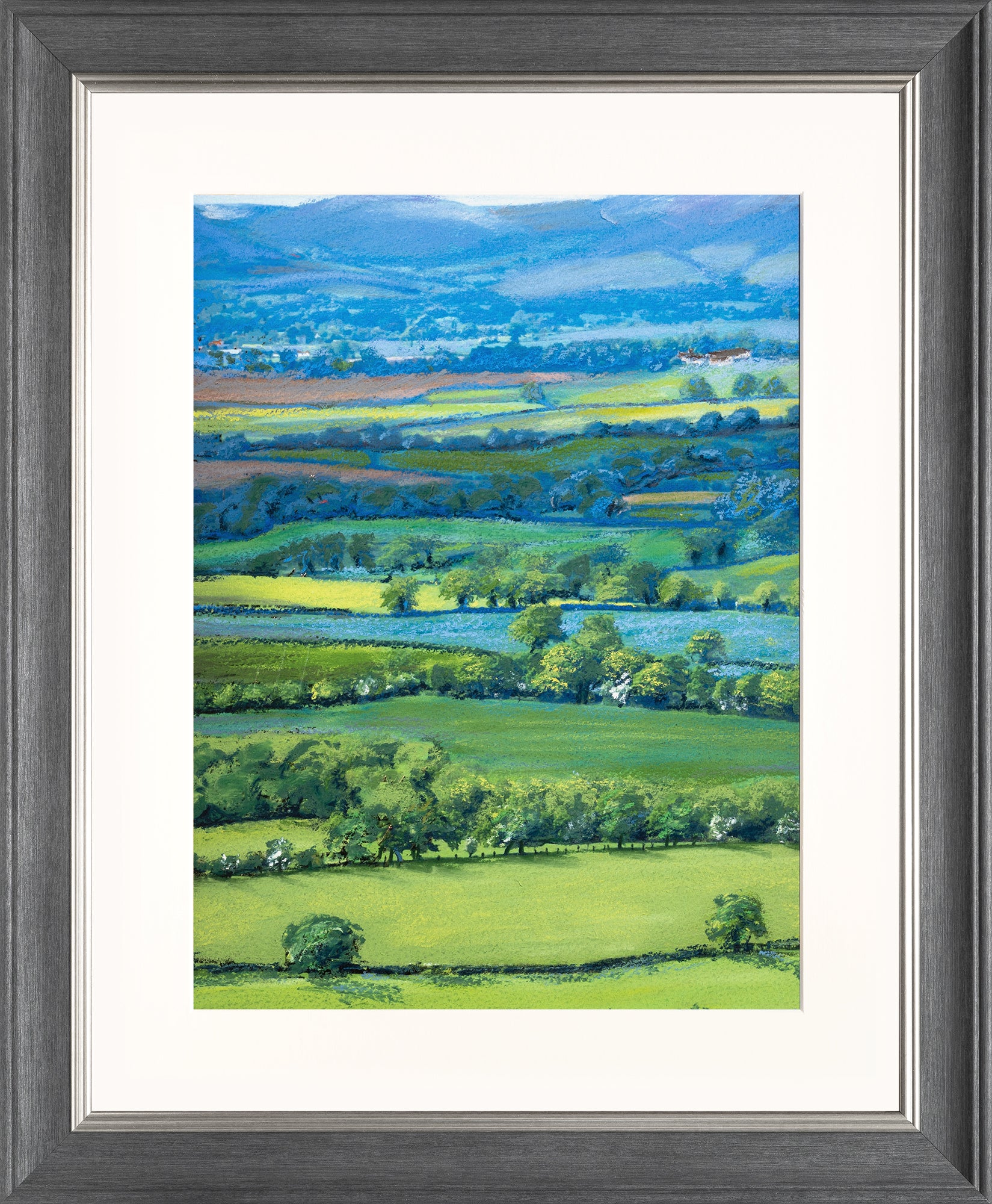 View from Wenlock Edge print by Sue Payton