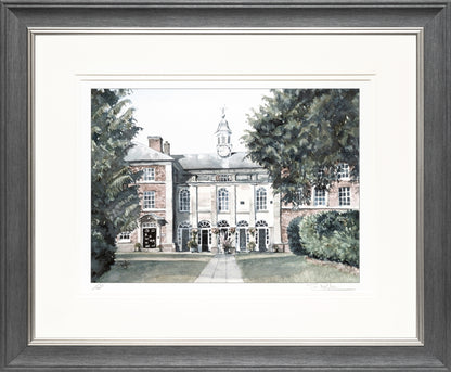 Adams II Limited Edition Print by Sue Payton Framed Grey Silver