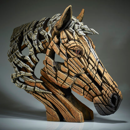 Horse Bust - Palomino from Edge Sculpture by Matt Buckley