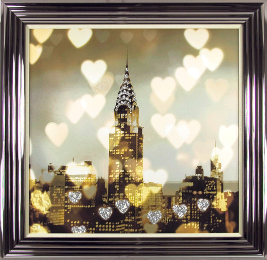 I Love NY framed print by Kate Carrigan