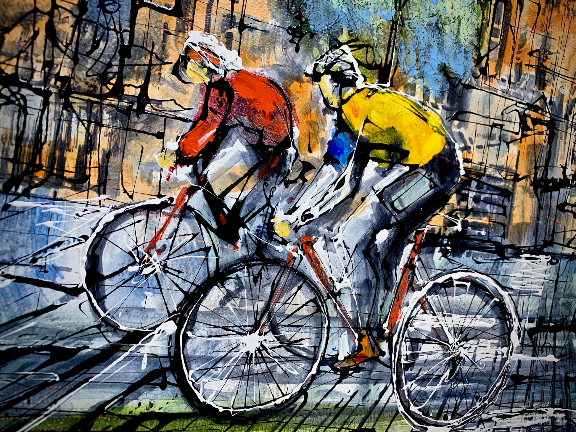Newport Nocturne Original Painting by Nigel Cooke