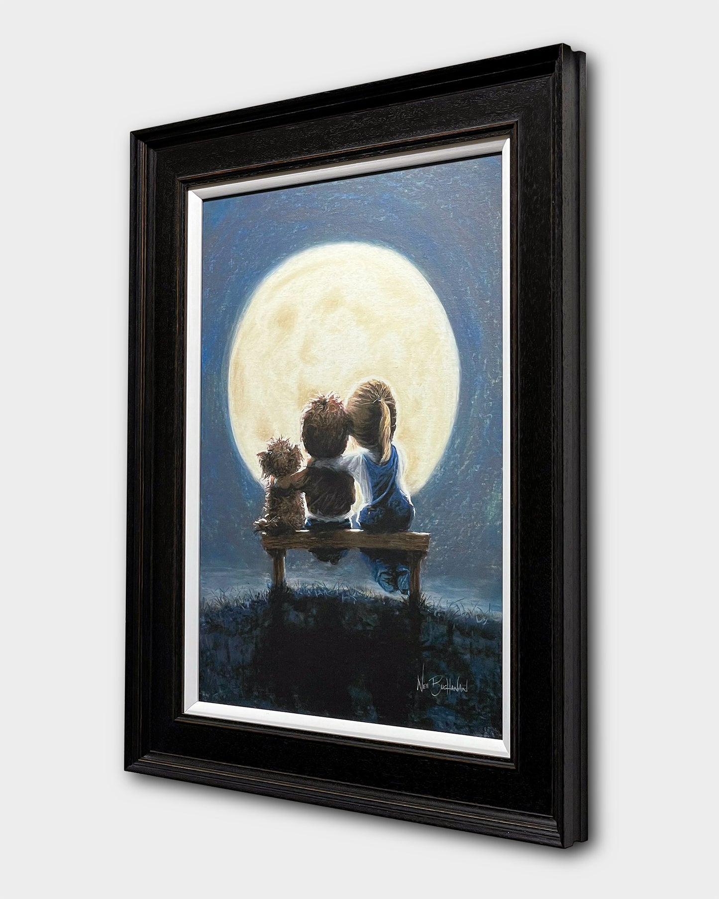 By The Light Of The Silvery Moon framed print by Neil Buchanan