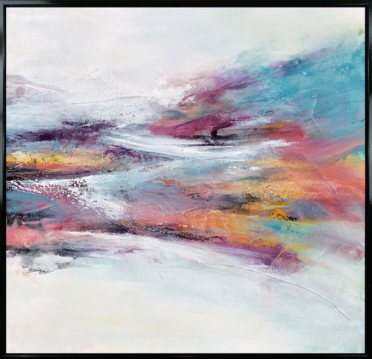 Intersecting Time framed print by Karen Hale