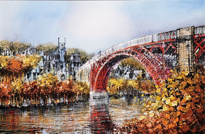Ironbridge original painting by Nigel Cooke