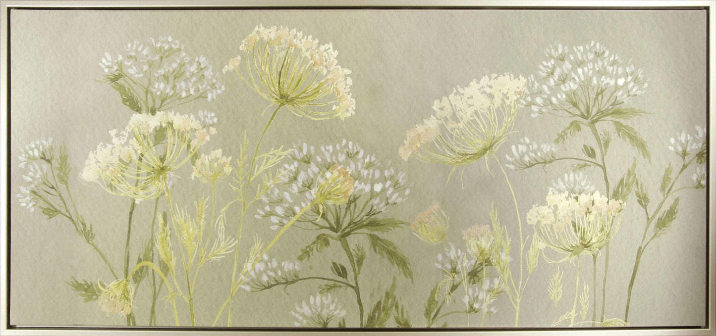 Lacy Wildflowers framed print by Jennifer Goldberger