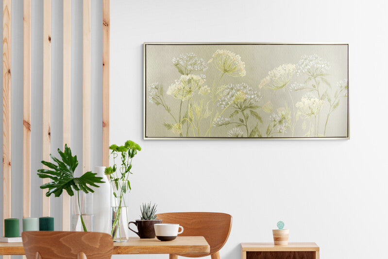 Lacy Wildflowers framed print by Jennifer Goldberger