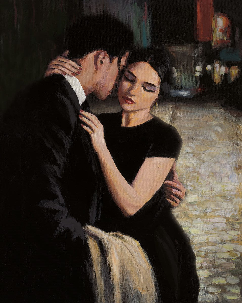 Love In The City limited edition print by Fabian Perez