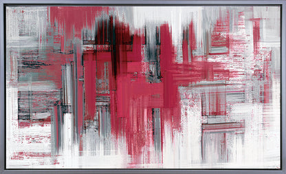 Magenta Textures framed print by Camelot