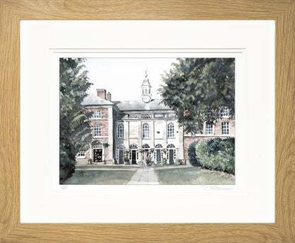Adams II Limited Edition Print by Sue Payton Framed Oak