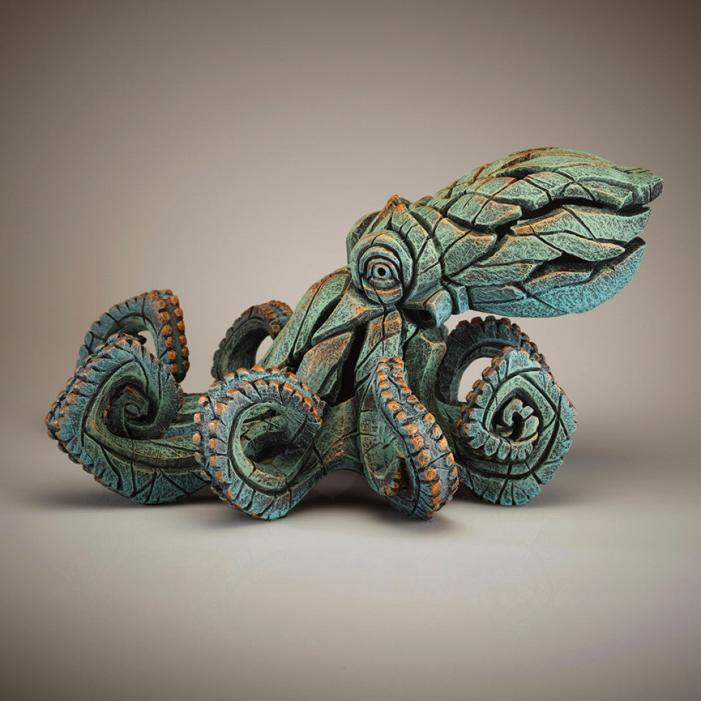 Octopus - Verdigris from Edge Sculpture by Matt Buckley