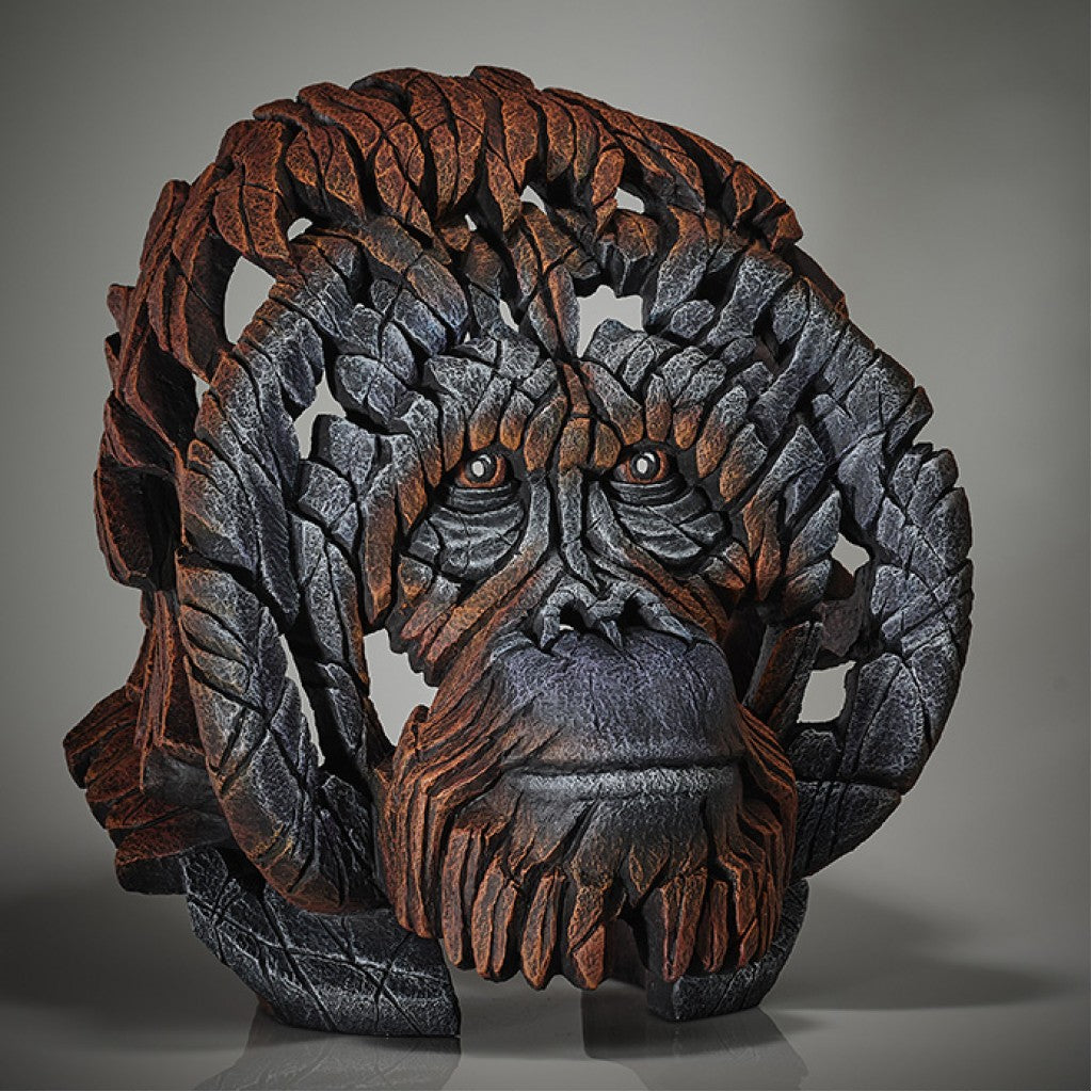 Orangutan Bust from Edge Sculpture by Matt Buckley