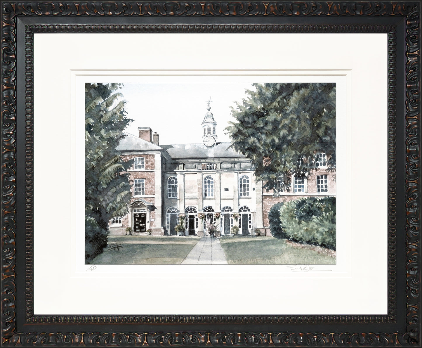 Adams II Limited Edition Print by Sue Payton Framed Ornate Black
