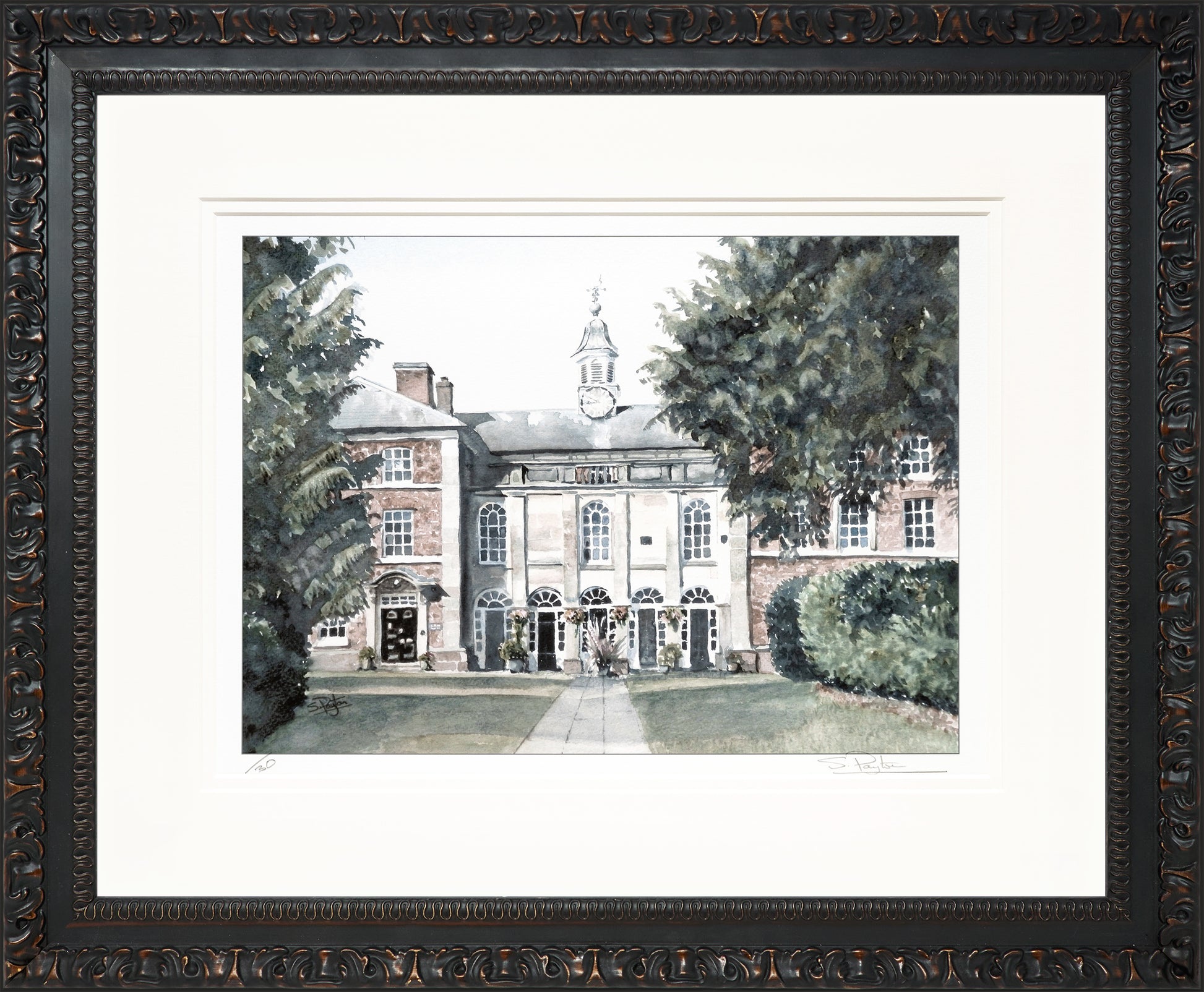 Adams II Limited Edition Print by Sue Payton Framed Ornate Black