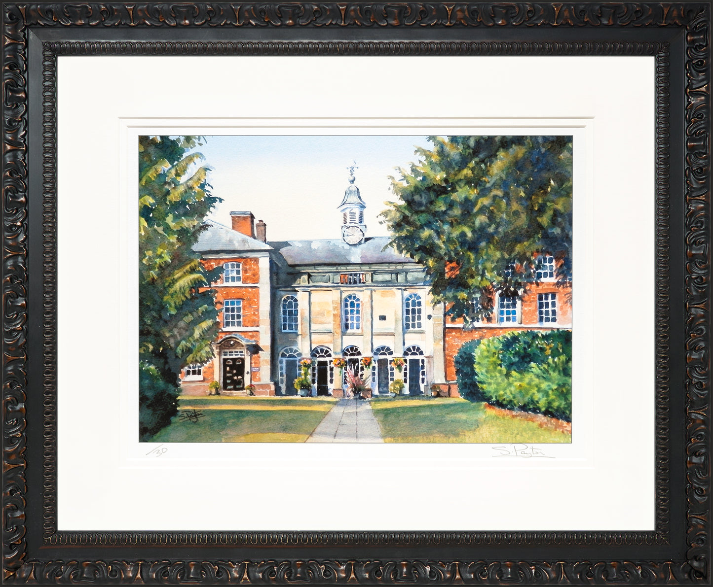 Adams Limited Edition Print by Sue Payton Framed Ornate Black