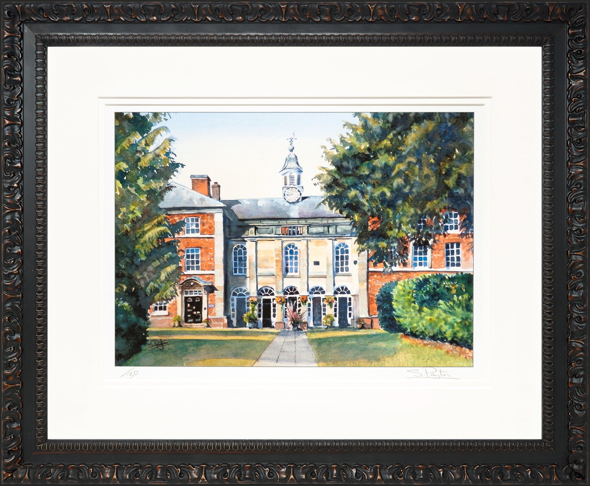 Adams Limited Edition Print by Sue Payton Framed Ornate Black