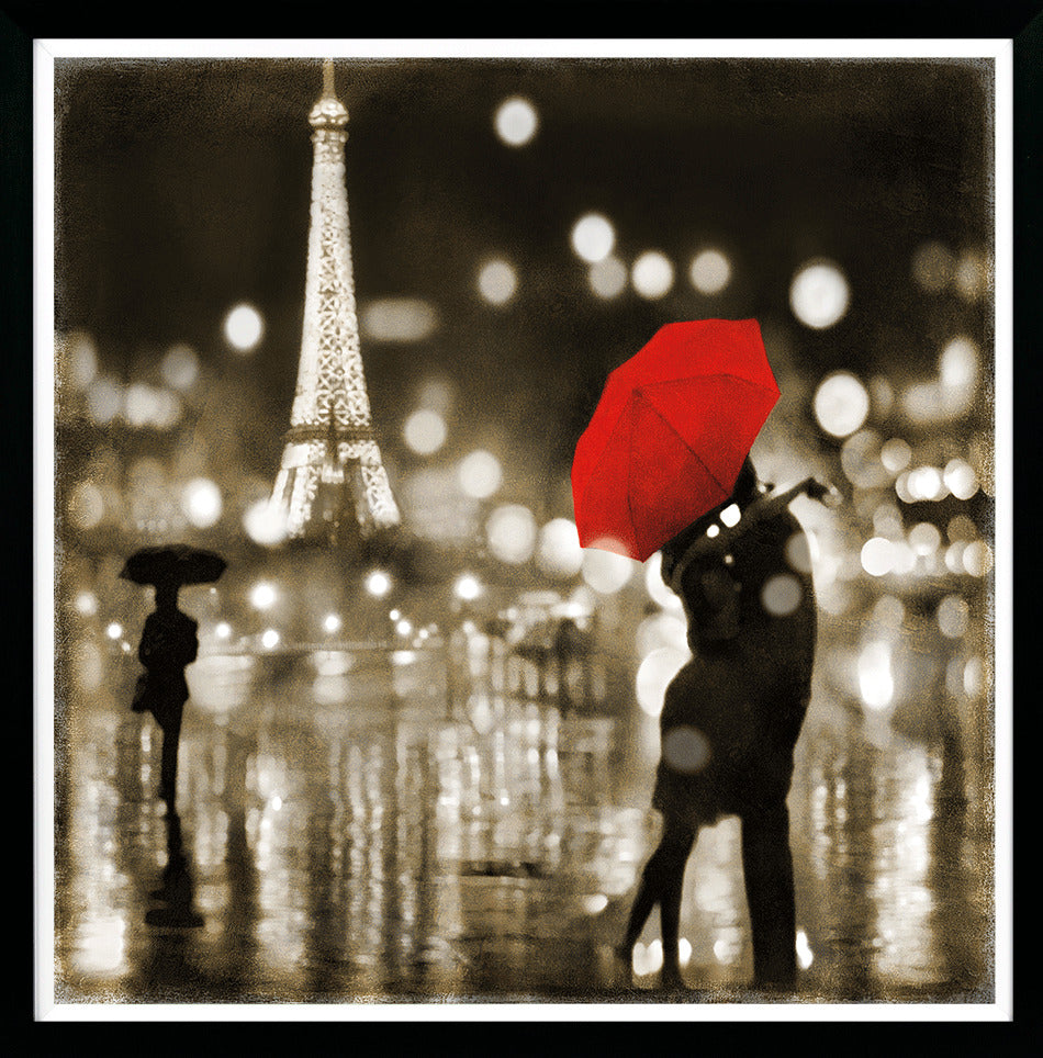 Paris Romance I and II framed prints by Kate Carrigan