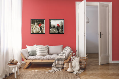 Paris Romance I and II framed prints by Kate Carrigan