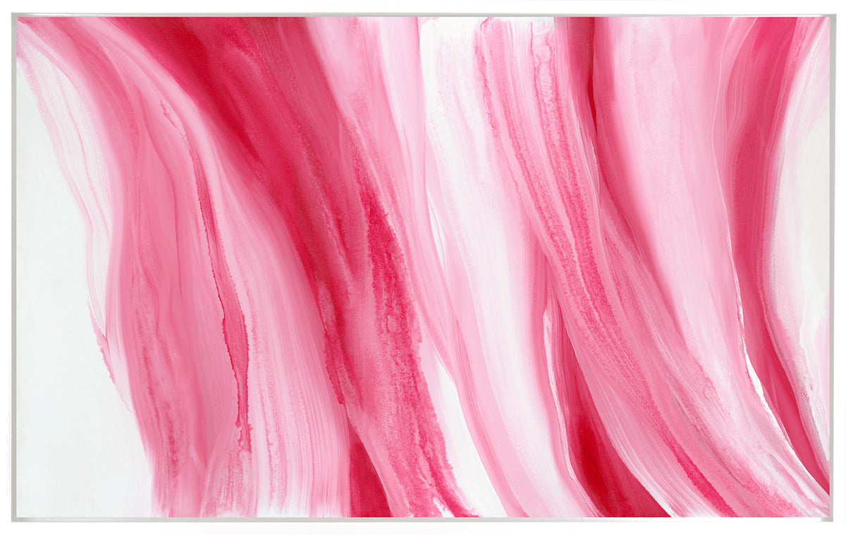 Peppermint Swirl framed print by Teodora Guererra
