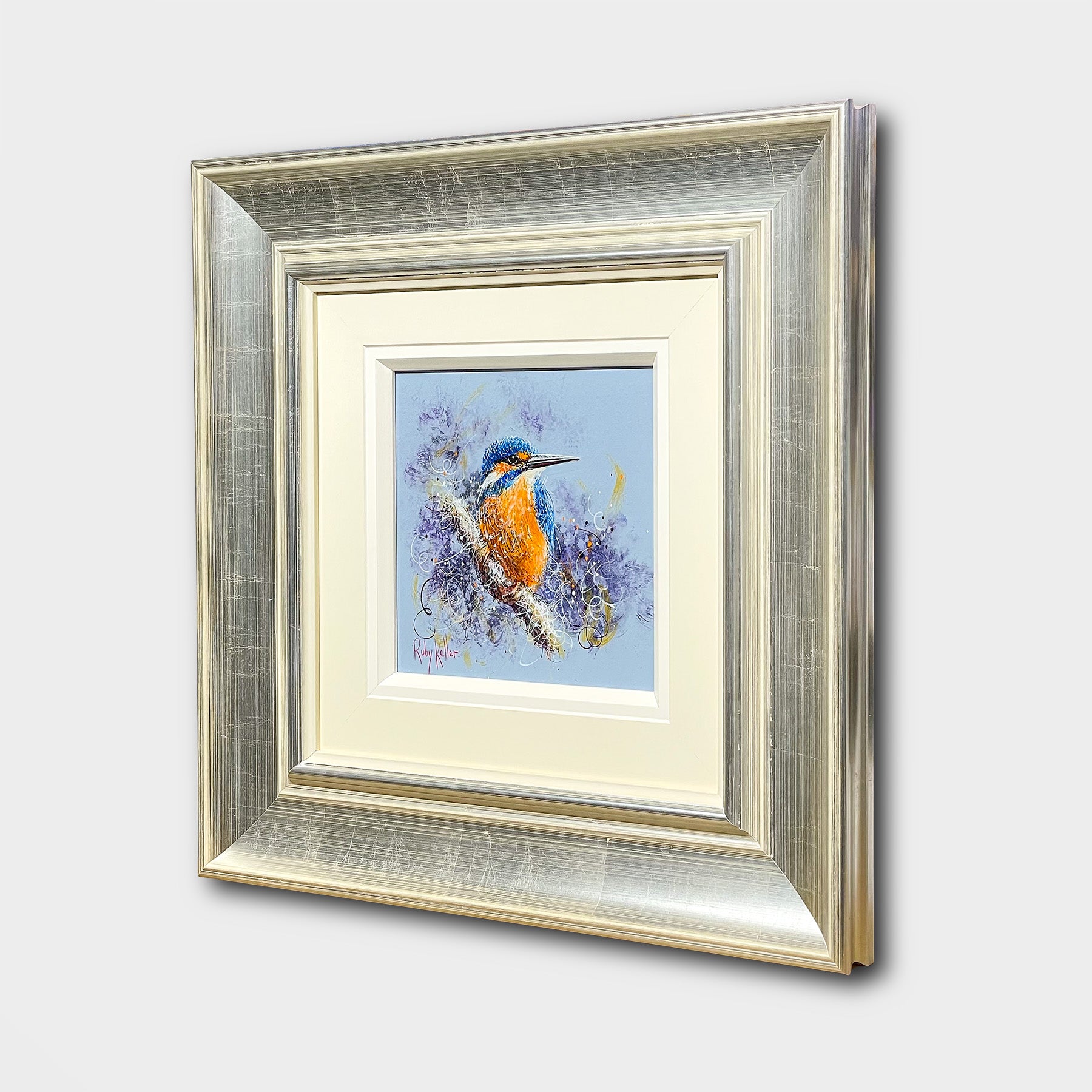 Kingfisher original painting by Ruby Keller