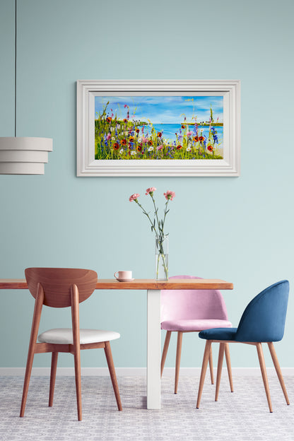 Poppy Cove original painting by Rozanne Bell