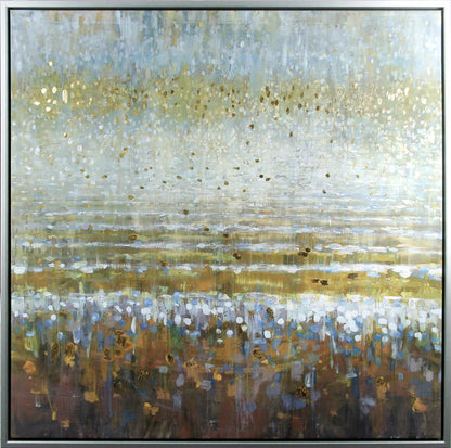 Rain over the Lake framed print by Danhui Nai