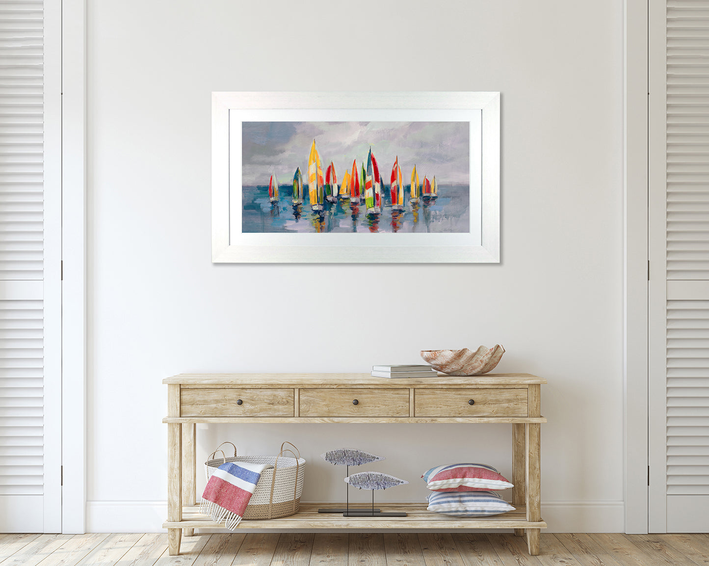 Regatta framed print by Silvia Vassileva