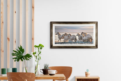 Running Horses framed print by Xavier Ortega